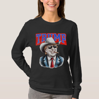 Camiseta Trump Cowboy - Audaz declaración política Te gráfi