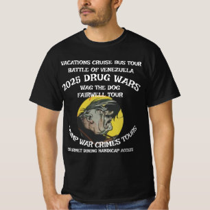 CAMISETA TRUMP CRIMEN DE GUERRA CRUCERO CARIBE 2025