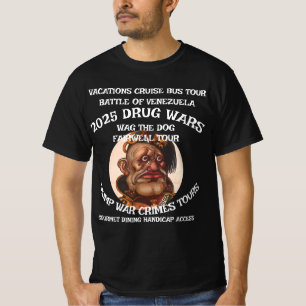 CAMISETA TRUMP CRIMEN DE GUERRA CRUCERO CARIBEÑO 2025