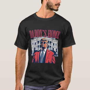 Camiseta Trump Daddys Casa Blanca Bandera Estadounidense Vi