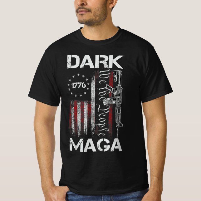 CAMISETA TRUMP DE APOYO A MAGA OSCURA ANTI-BIDEN (Anverso)