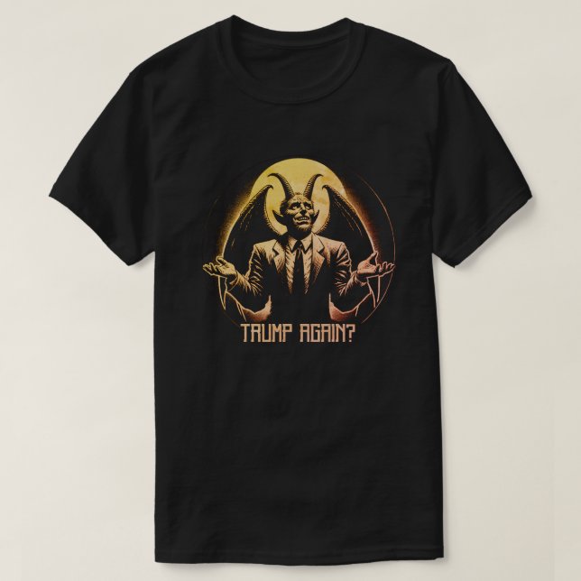 CAMISETA ¿TRUMP DE NUEVO? (Diseño del anverso)