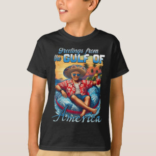 Camiseta Trump, Del Golfo De Ee.Uu., Saludo Desde El Patrio
