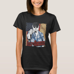 Camiseta Trump, Del Golfo De Ee.Uu., Saludo Desde El Patrio