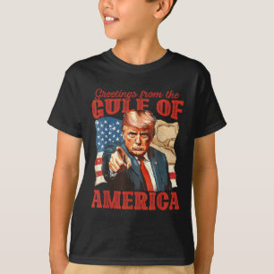 Camiseta Trump, Del Golfo De Ee.Uu., Saludo Desde El Patrio