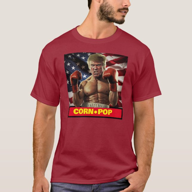 Camiseta Trump del pop del maíz - Pesadilla de Biden (Anverso)