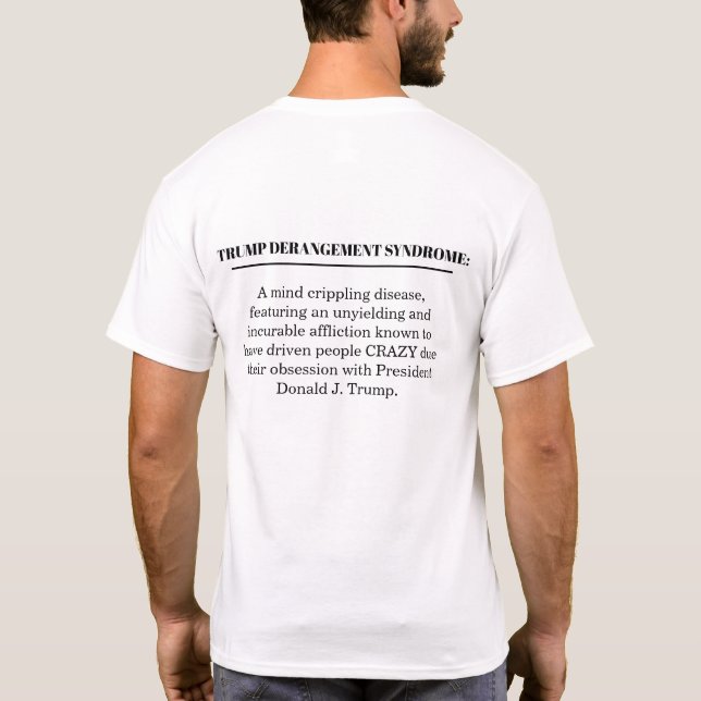 CAMISETA TRUMP DERANGEMENT SYNDROME (Reverso)