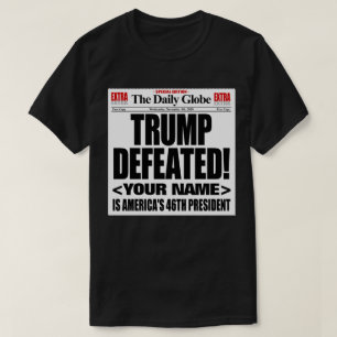 Camiseta Trump Derrotó el Periódico Falso de 2020 - Agrega
