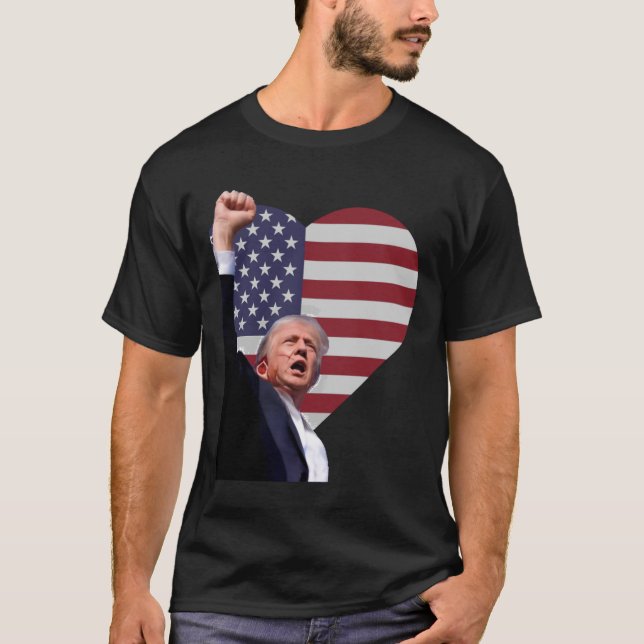 Camiseta Trump desafiante (Anverso)