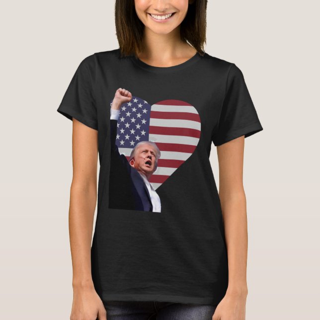 Camiseta Trump desafiante (Anverso)