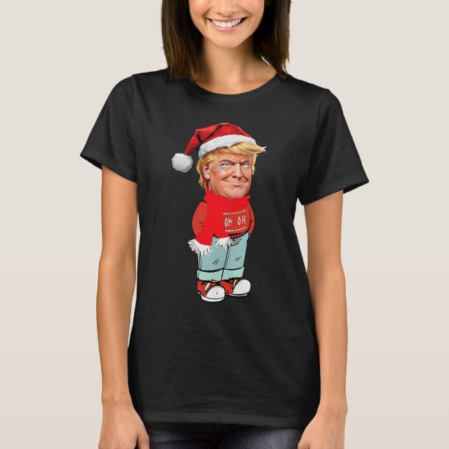 Camiseta Trump: Diseño de Navidades divertidos para un chic (Anverso)