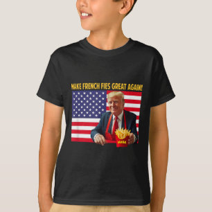 Camiseta Trump Divertido Haz Que Las Papas Fritas Sean Geni
