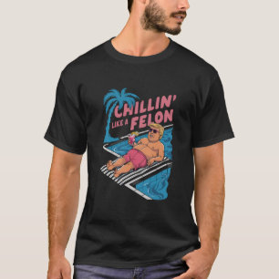 Camiseta Trump Divertido Relajado Como Un Felón Trump 2024