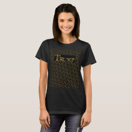 CAMISETA TRUMP EE. UU.  ORO 