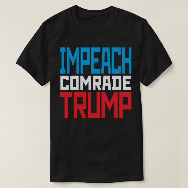 Camiseta Trump, el compañero soviético, desprestigio (Diseño del anverso)
