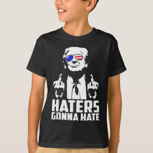 Camiseta Trump El Dedo Medio Divertido Odioso Odiará Al Pre