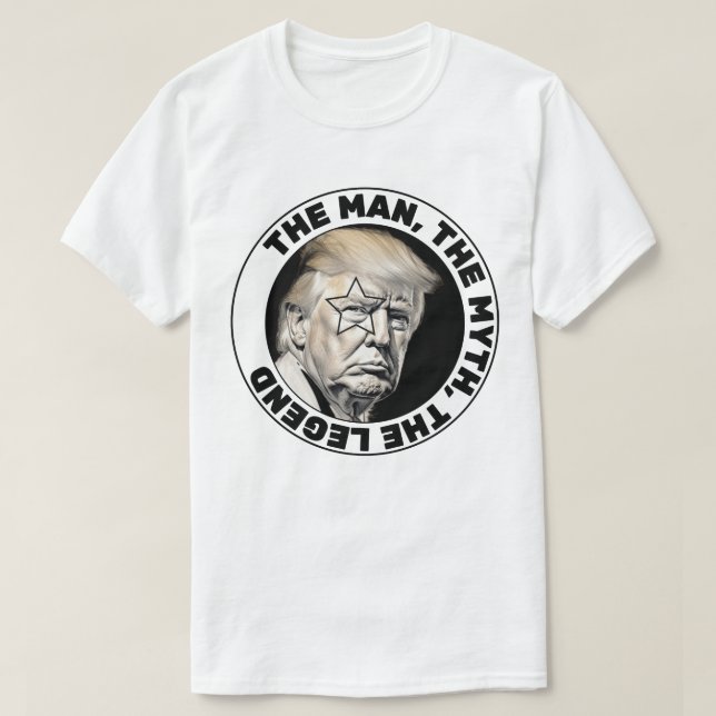 Camiseta Trump El hombre el mito la leyenda (Diseño del anverso)