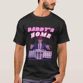 Camiseta Trump, el padre de su padre en casa