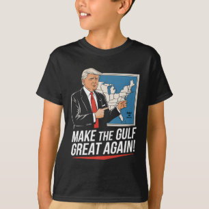 Camiseta Trump, el presidente de Estados Unidos en el Golfo