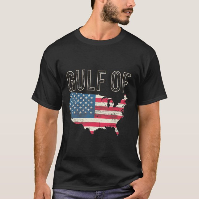 Camiseta Trump, el presidente de Estados Unidos en el Golfo (Anverso)