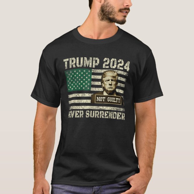 Camiseta Trump: El presidente de Trump que le disparó contr (Anverso)