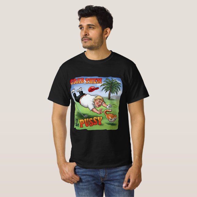 Camiseta Trump en el campo de golf  (Anverso completo)