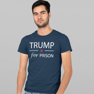 Camiseta Trump En Prisión Contra Trump Lema Político T-Shi