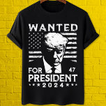 Camiseta Trump es buscado para presidente 2024 Nunca se rin<br><div class="desc">Trump buscado para presidente 2024 Nunca entrega camiseta</div>