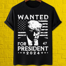 Camiseta Trump es buscado para presidente 2024 Nunca se rin