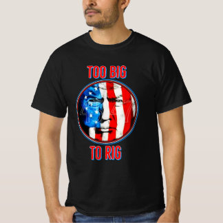 Camiseta Trump es demasiado grande para burlarse del 47° pr