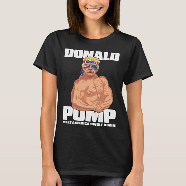 Camiseta Trump es gracioso el 4 de julio (Anverso)