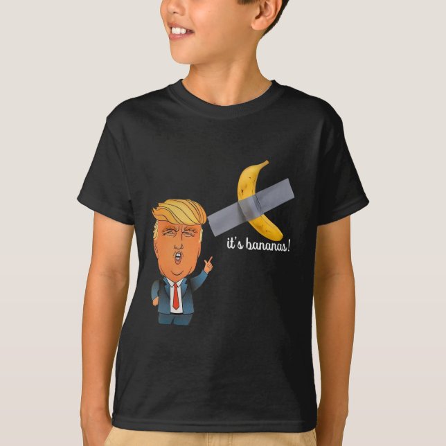 Camiseta Trump es gracioso Trump como un estrellato bananer (Anverso)