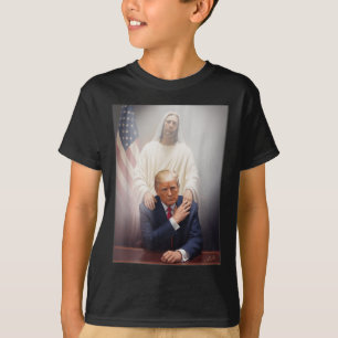 Camiseta Trump es gracioso, Trump es un retro cristiano en