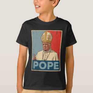 Camiseta Trump es gracioso, Trump es un retro cristiano en