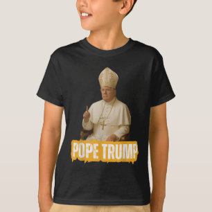 Camiseta Trump es gracioso, Trump es un retro cristiano en