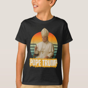 Camiseta Trump es gracioso, Trump es un retro cristiano en