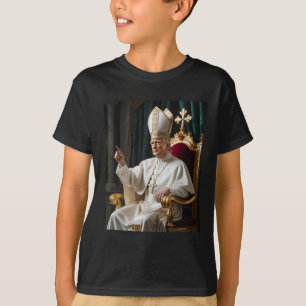 Camiseta Trump es gracioso, Trump es un retro cristiano en