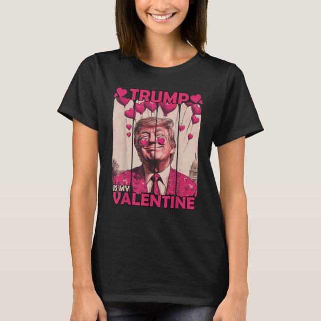 Camiseta Trump es mi adorable gracioso corazón (Anverso)