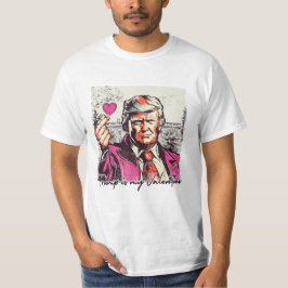 Camiseta Trump es mi divertido Trump Valentine Retro