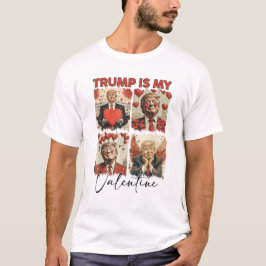 Camiseta Trump es mi divertido Trump Valentine Retro