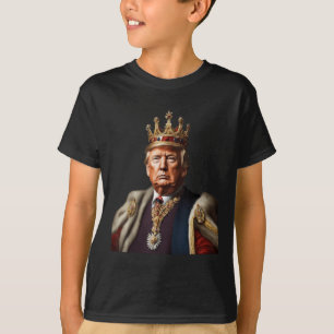 Camiseta Trump es Rey, larga vida al rey Pat de la bandera 