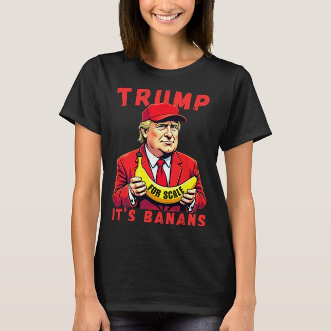 Camiseta Trump es una nave estelar bananera (a escala) (Anverso)