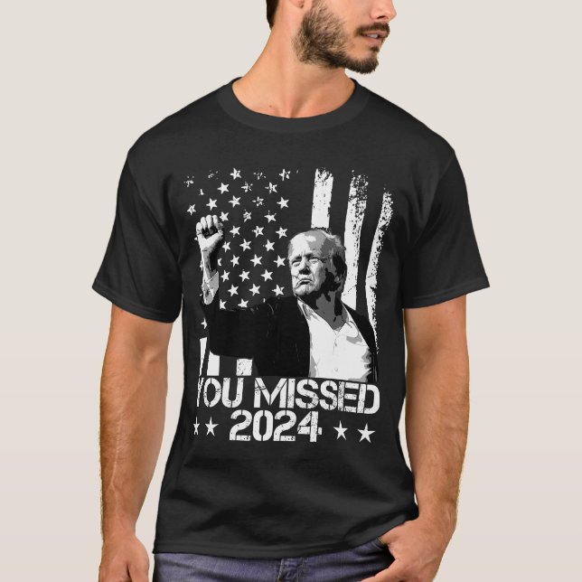 Camiseta Trump, extrañaste a Trump 2024 (Anverso)