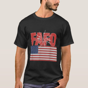 Camiseta Trump Fafo, curioso amigo de la bandera estadounid
