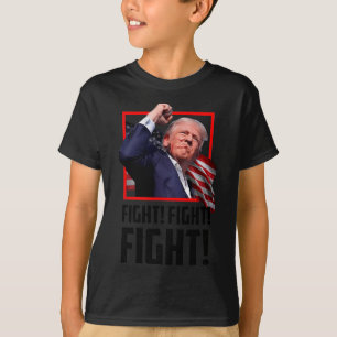 Camiseta Trump Fight Fight Fight