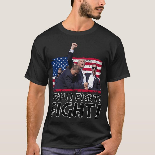 Camiseta Trump Fight Fight Fight (Anverso)