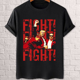 Camiseta Trump Fight Fight Fight