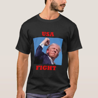 Camiseta Trump Fight USA 2024 T Shirt