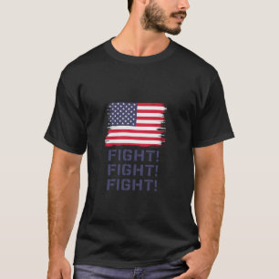 Camiseta Trump Fist Bombeó La Lucha Por Trump America T S