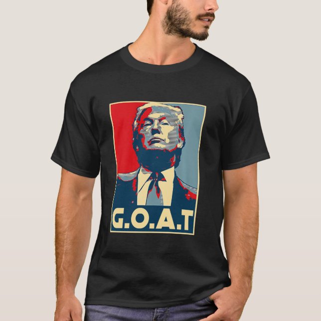 Camiseta Trump G O A T 2024 Elecciones 2024 (Anverso)